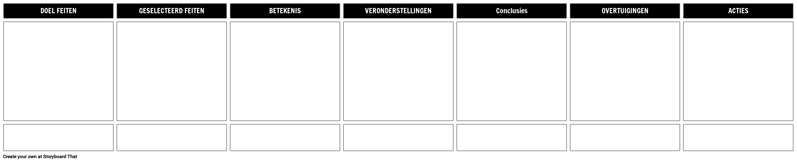 Ladder of Inference Template Long Storyboard by nl-examples