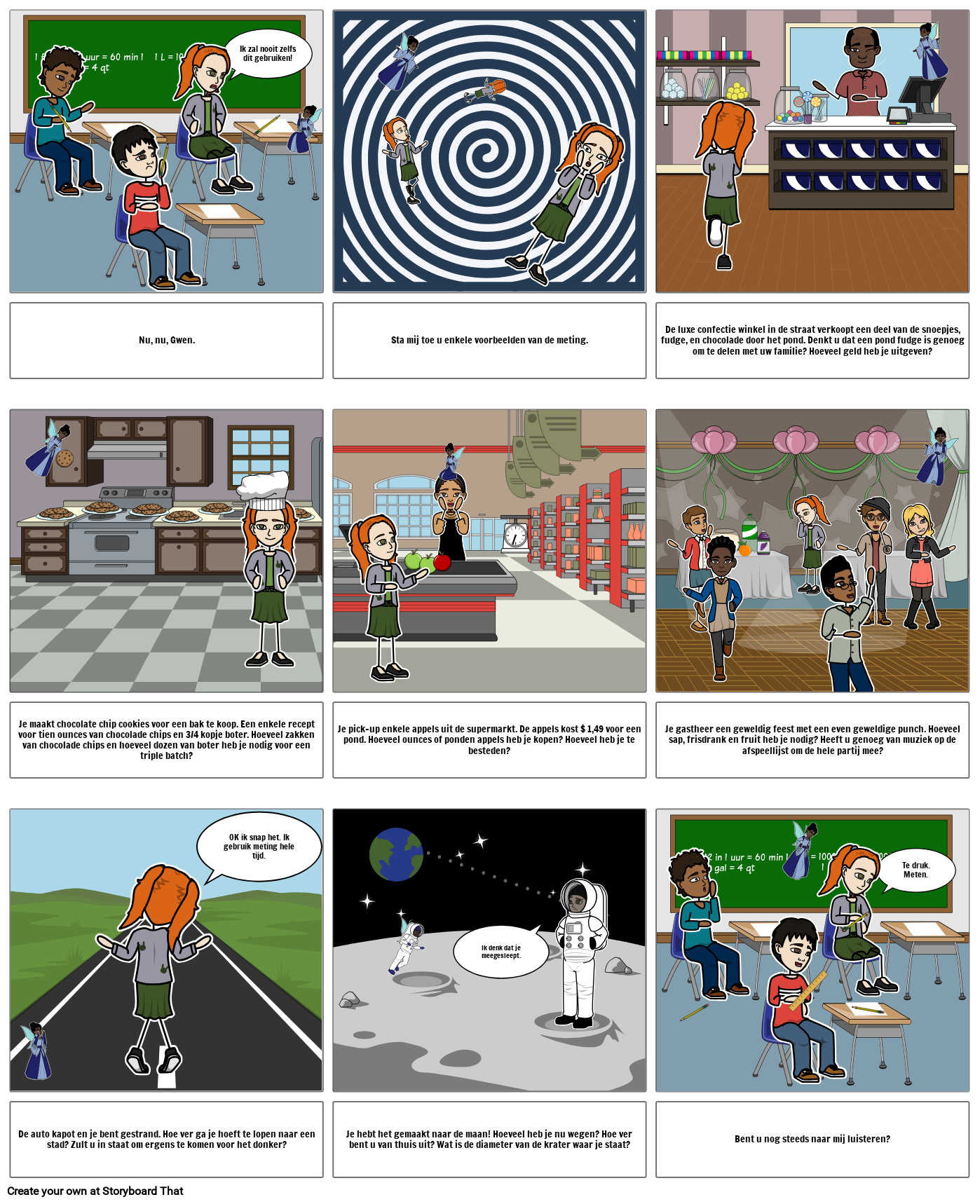 Meten In Het Dagelijks Leven Storyboard Por Nl examples