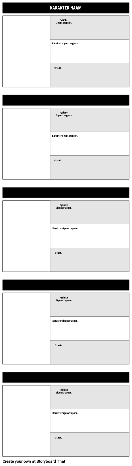 Tekens Template 16x9 Storyboard by nl examples Tekens Template 16x9 Storyboard by nl examples