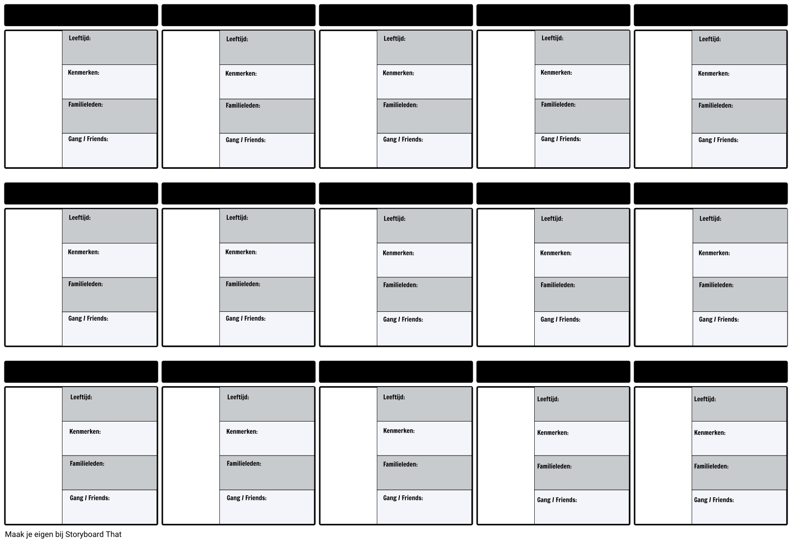 the-outsiders-tekens-template-storyboard-por-nl-examples