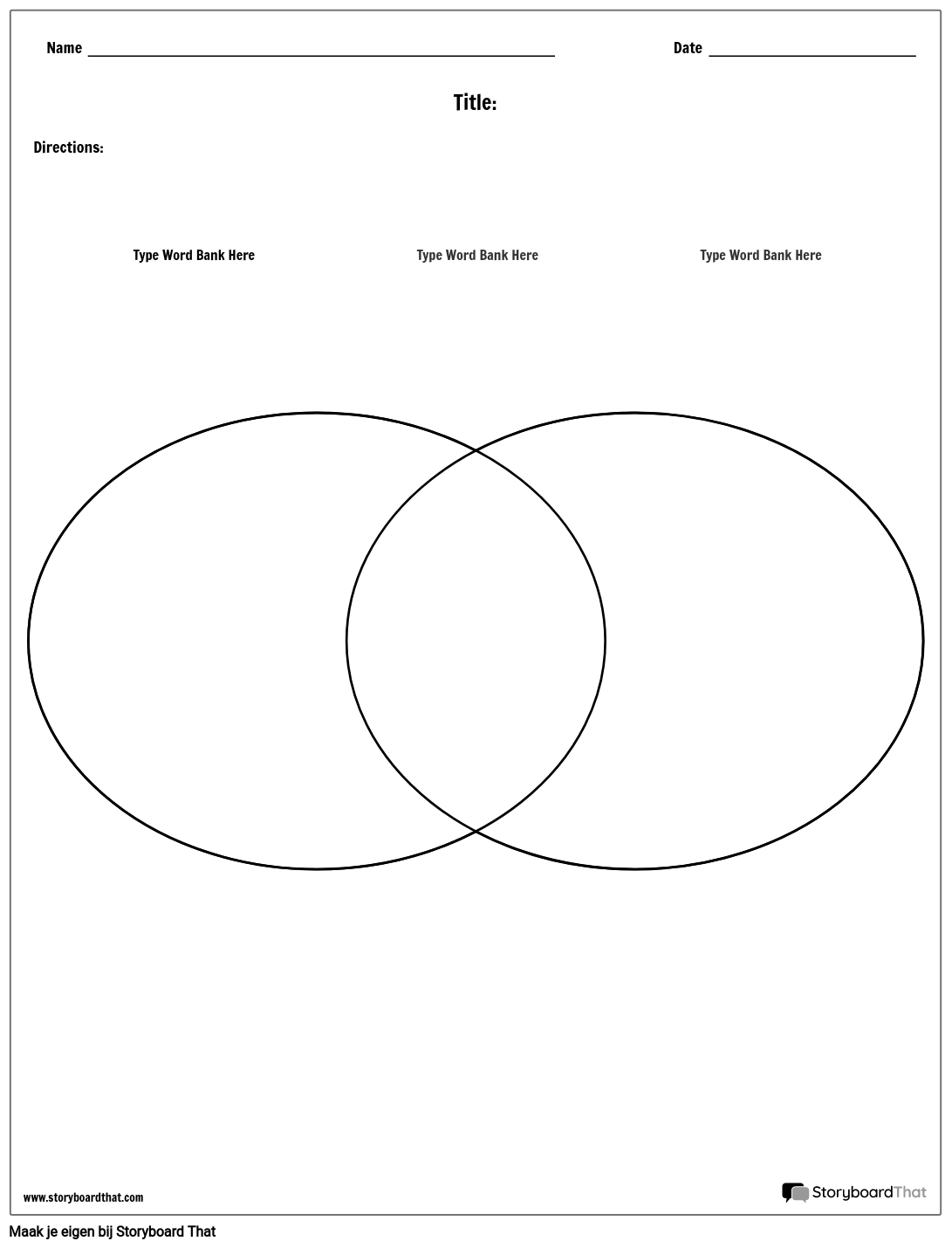 Venn Diagram 2 Storyboard By Nl Examples