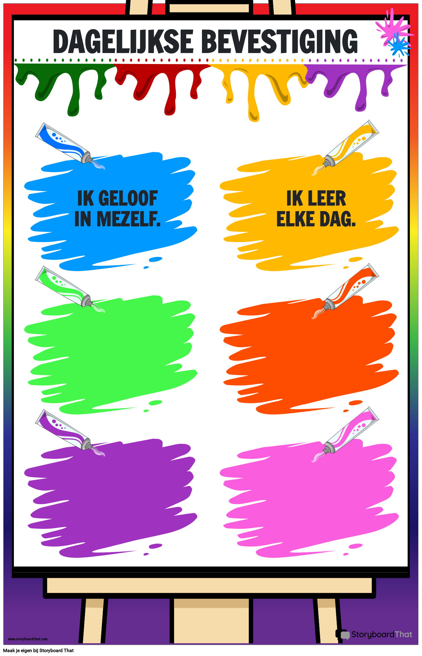 Franse GROEI MINDSET klaslokaal posters, set van 6 Kids slaapkamer decor, klaslokaal posters, kinderen speelkamer, school afdrukbaar (FRANS