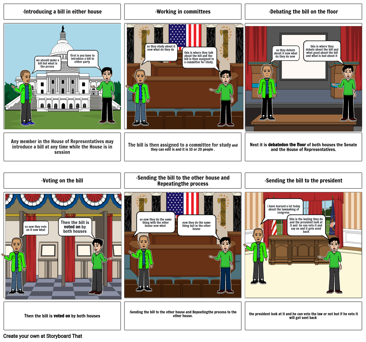 the-lawmaking-process-in-congress-storyboard-by-nmallory4152