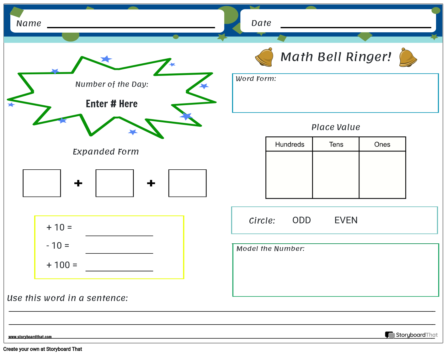 bell-ringers-math-landscape-storyboard-av-no-examples