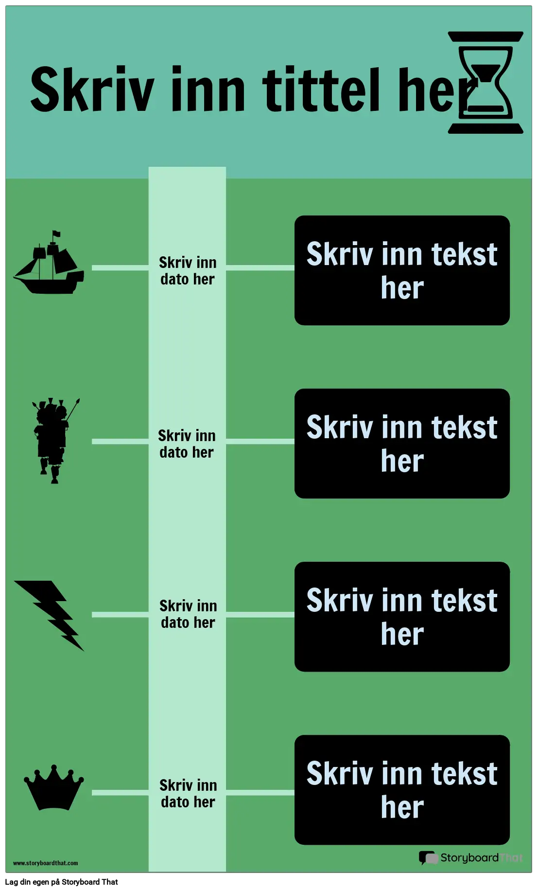 Block Timeline Infographic