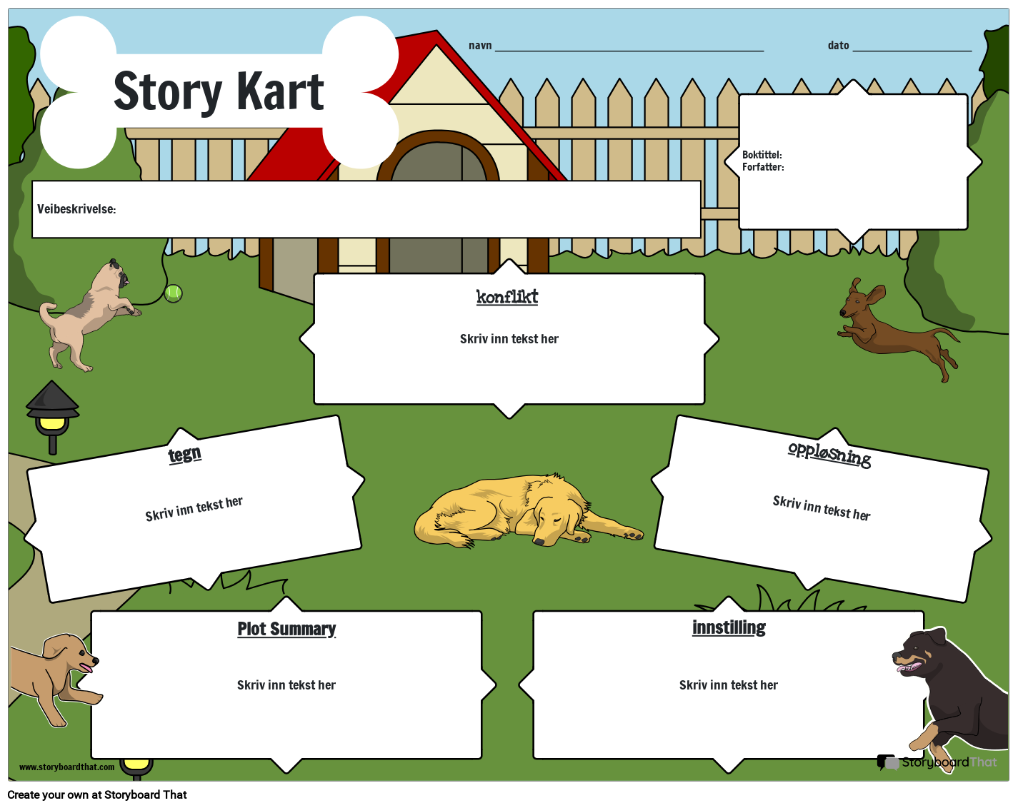 Historiekart 2 Storyboard Par No examples