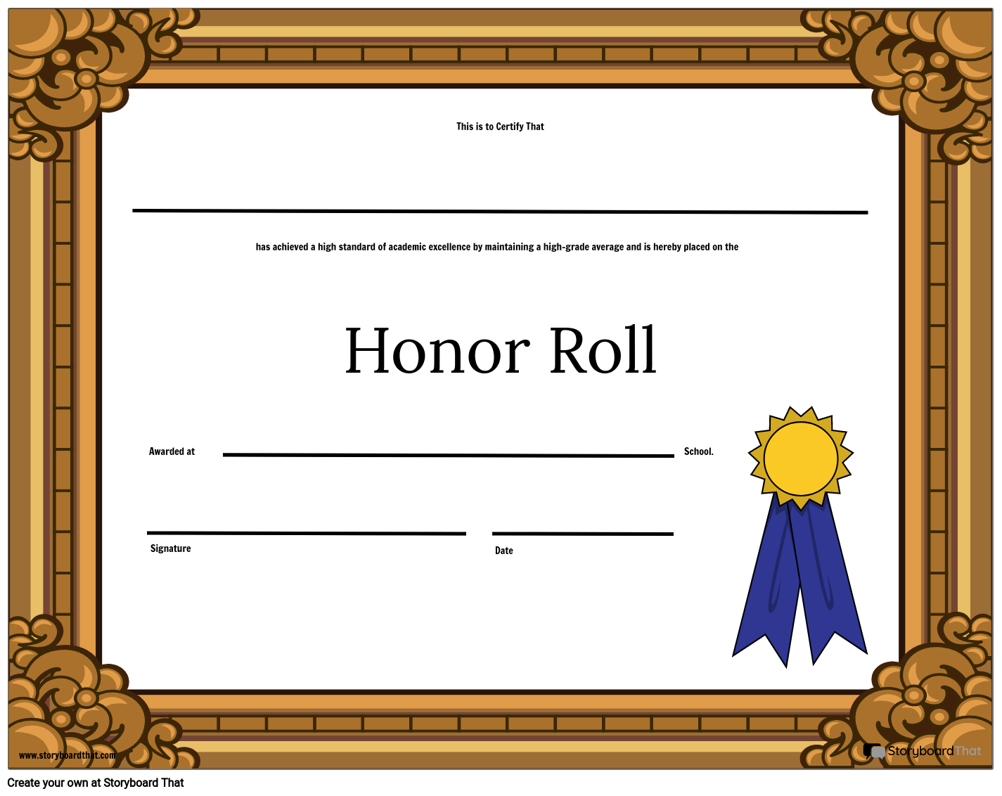 Honor Roll Regnearkmal