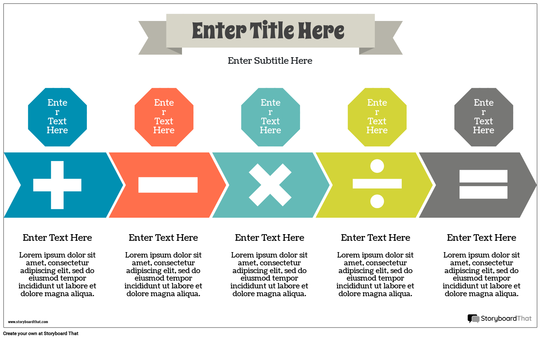 Math Infographic Landscape Color 1 Storyboard por no-examples