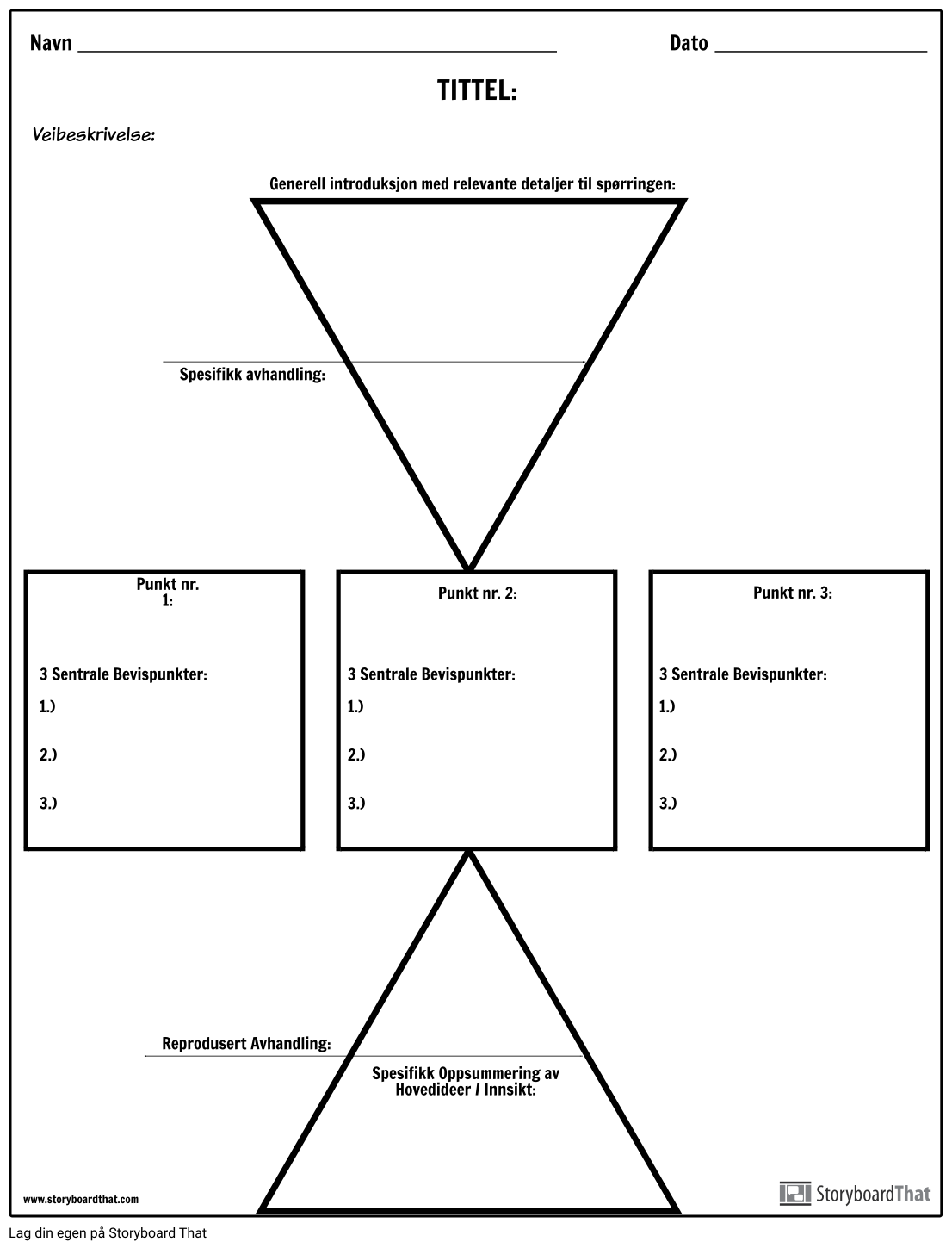 Shape Breakdown Storyboard Por No examples