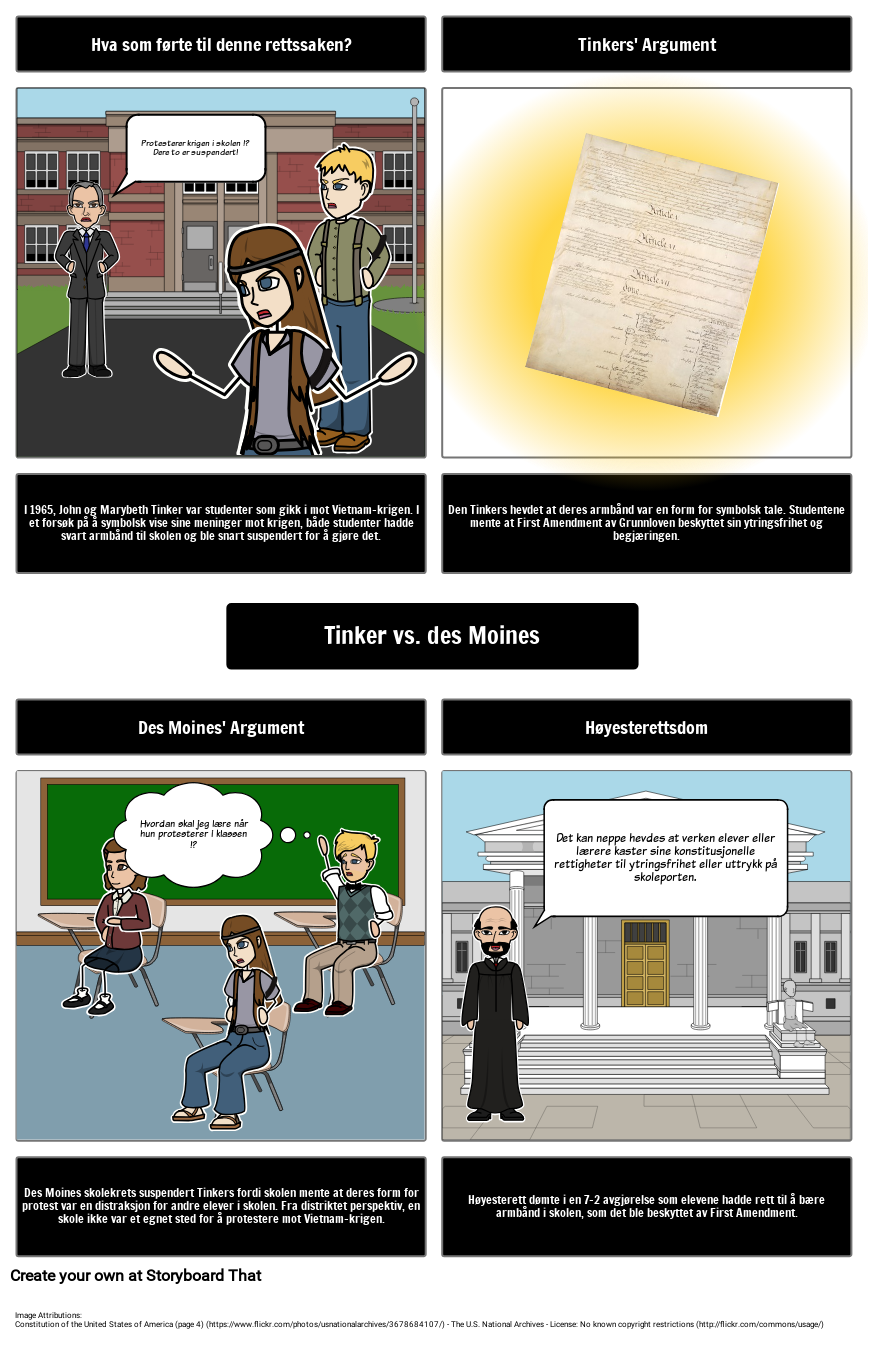 Supreme Court Decisions Storyboard Par No examples