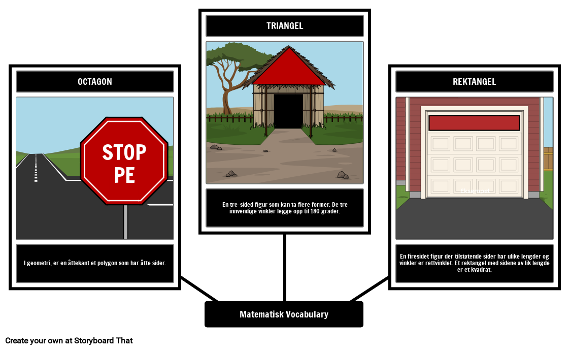 Visual Vocabulary - Math Storyboard por no-examples