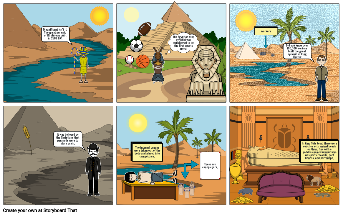 Egypt Storyboard Por Odavis28