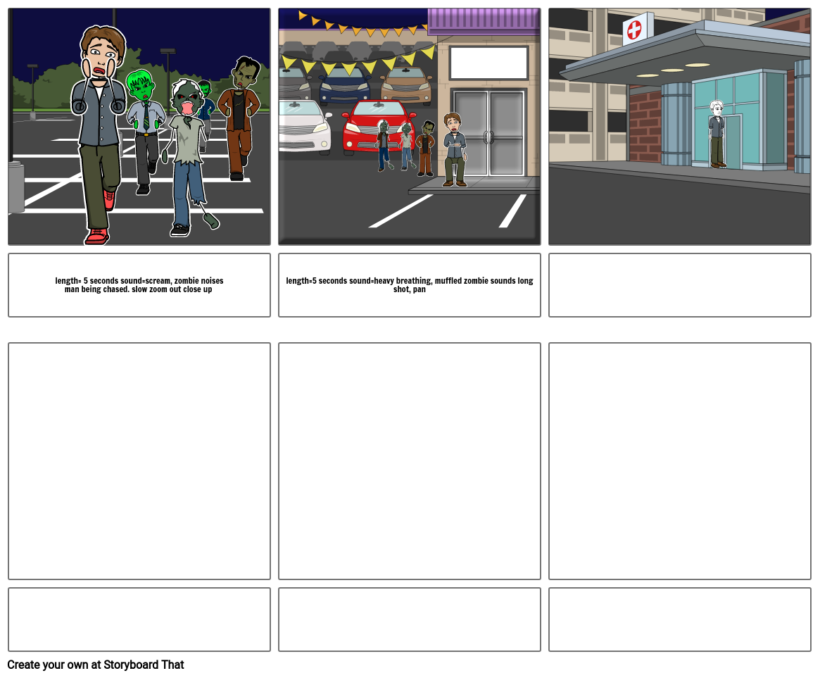 zombie apocalypse Storyboard by ogiles19