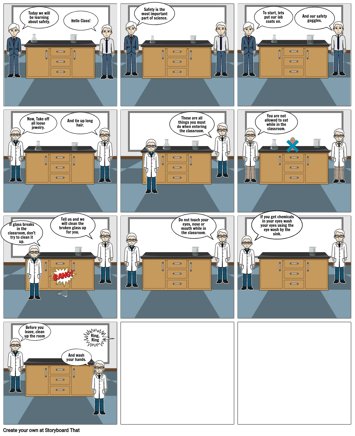 Science Comic Strip Part 1 Storyboard by ojg91