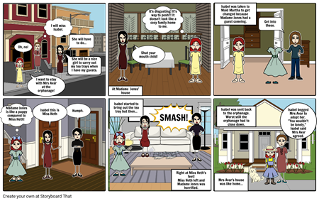 English Sort Story comic by Olivia Lee 5G
