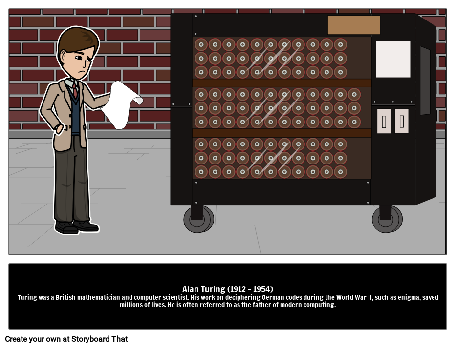 Alan Turing Machine Computer Scientist Great People