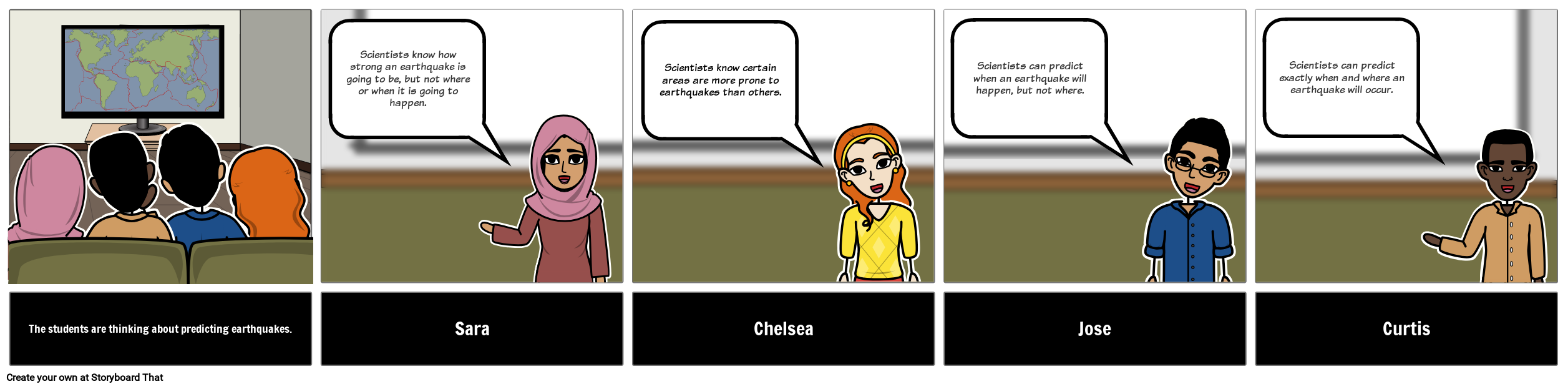 Discussion Storyboard Ms Natural Disasters