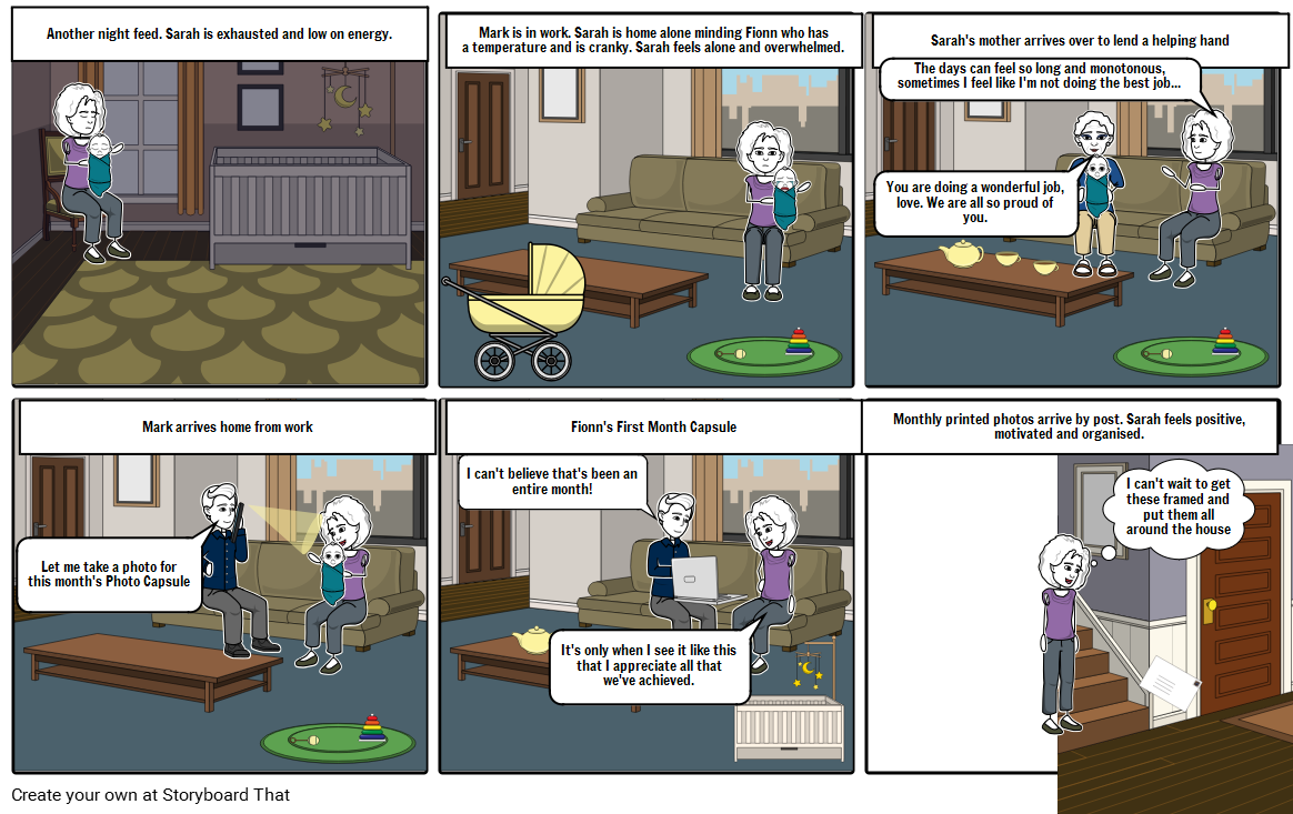 Prototype storyboard Storyboard ידי orlabrady