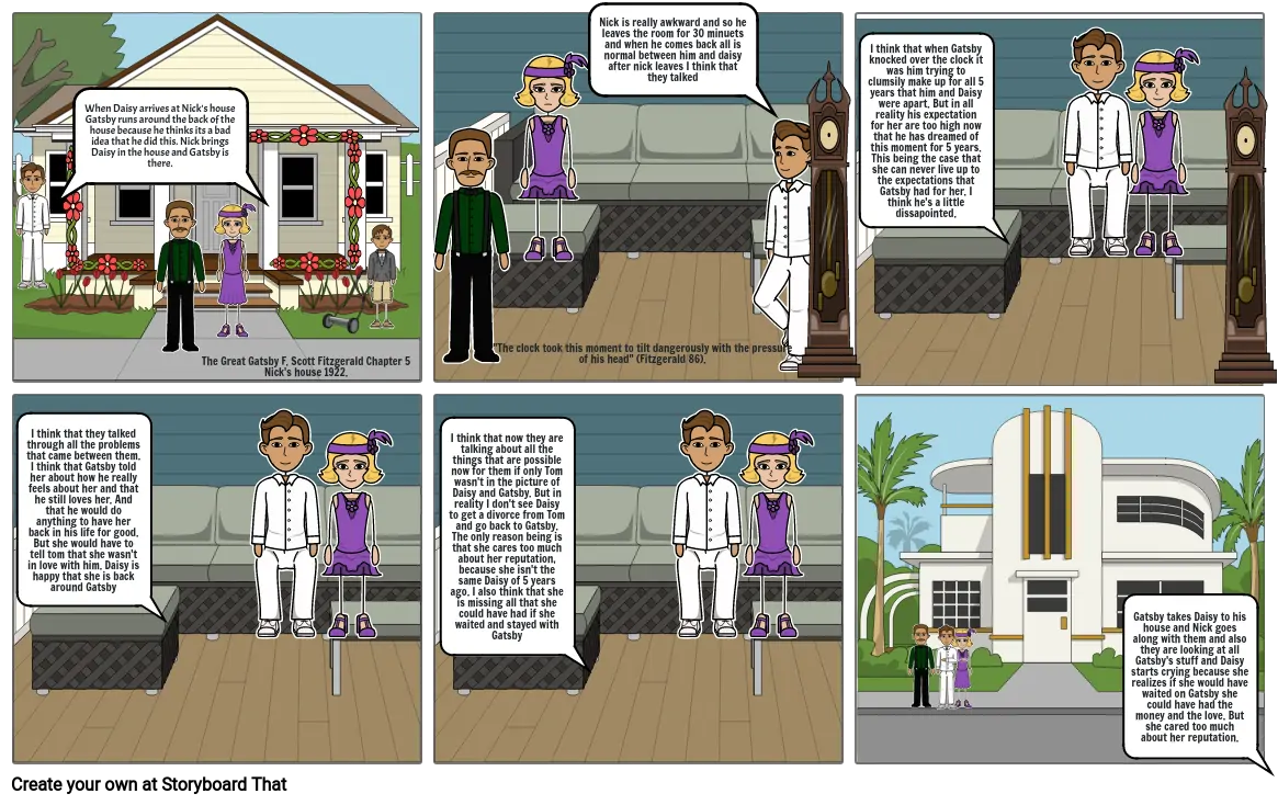 The Great Gatsby StoryBoard