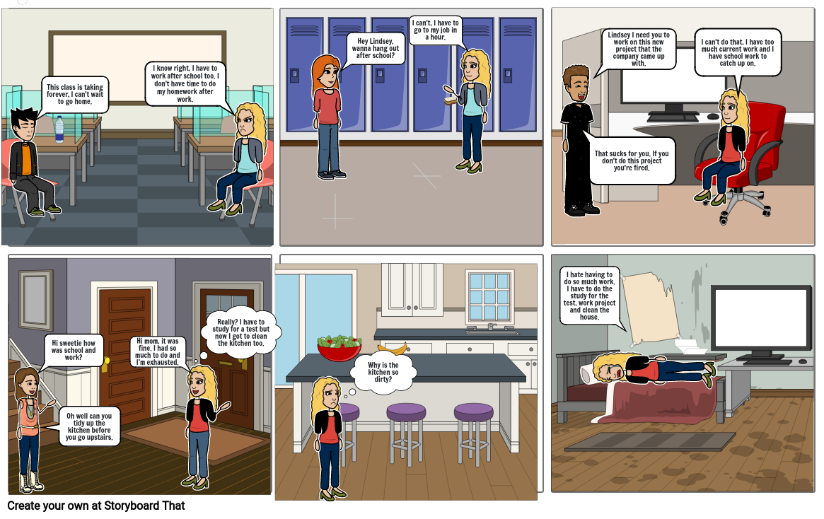 comic strip about assignment