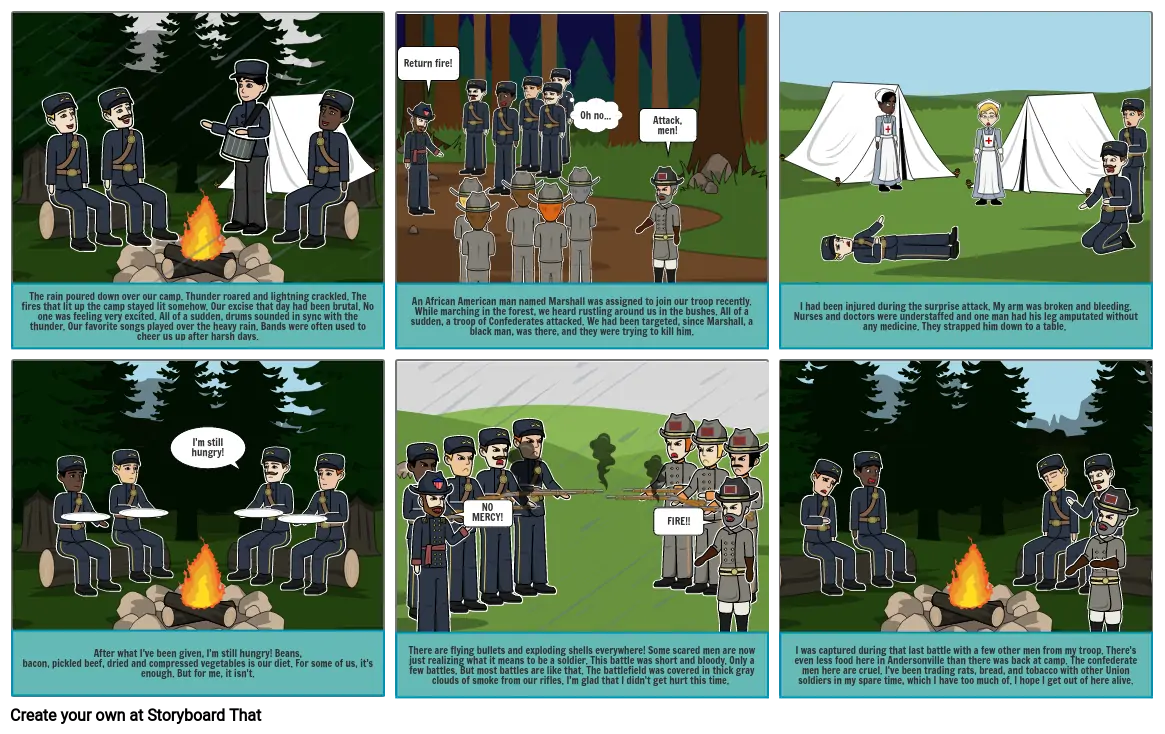 The Civil War Storyboard: Paige Doherty