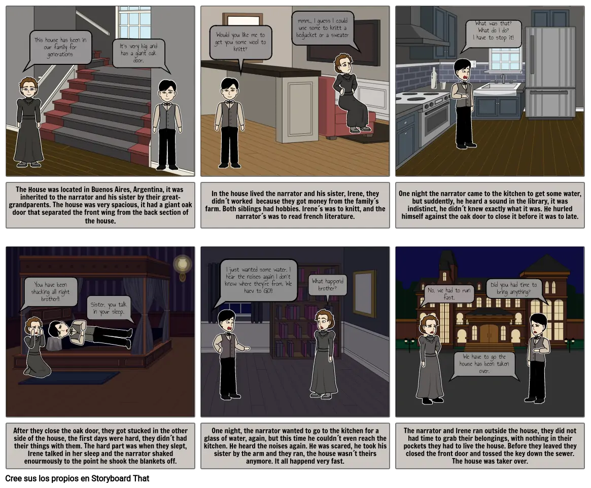 House Taken Over Storyboard by paolatipa