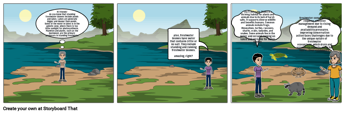 aquatic biome comics