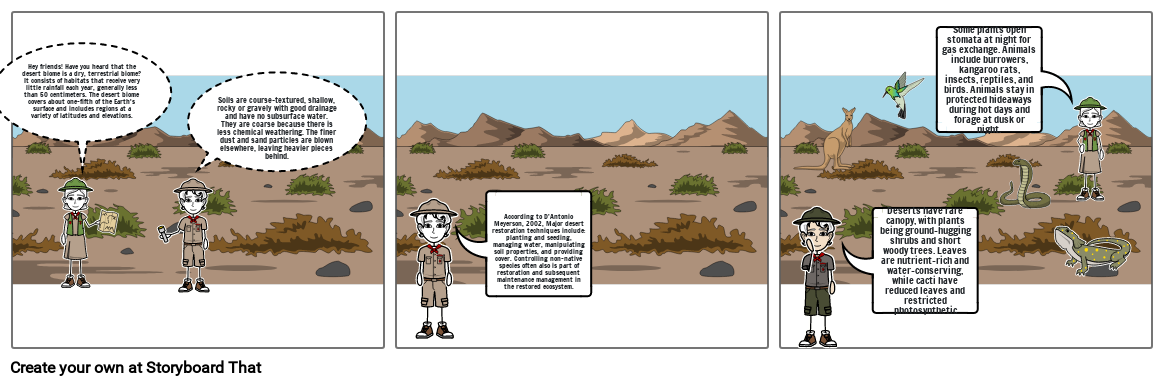 Terrestrial Biome Comics