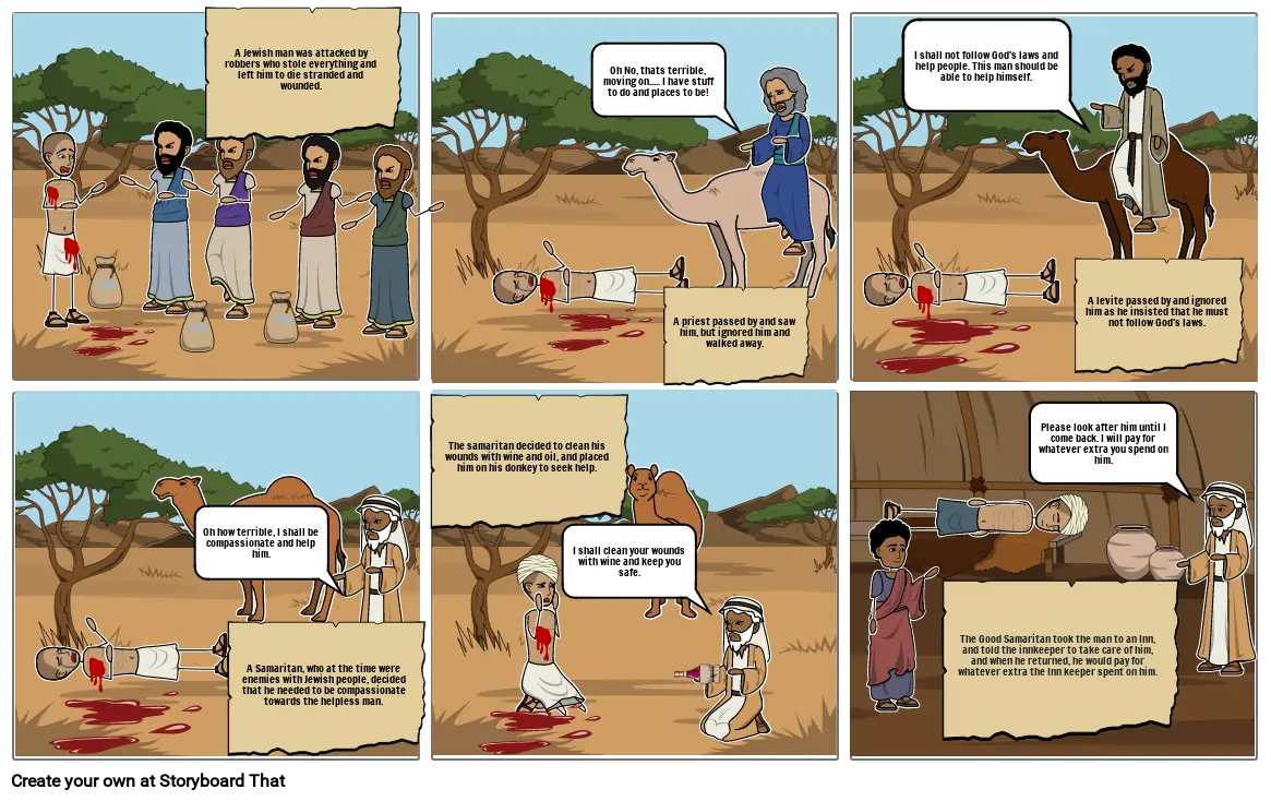 The parable of the Good Samaritan