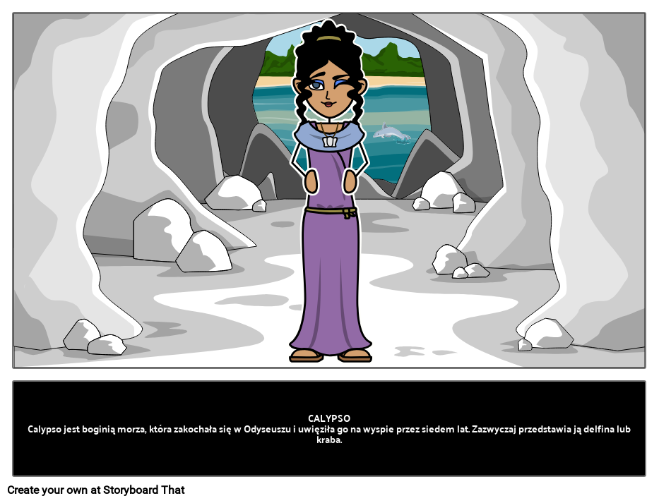 Calypso Mitologia Grecka Storyboard par plexamples