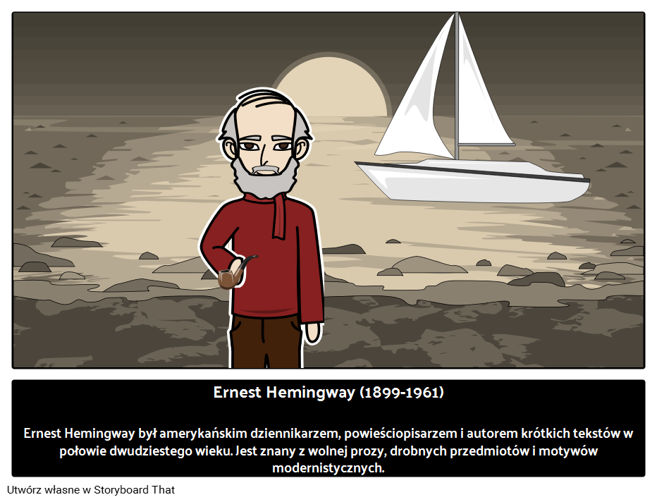 Kim był Ernest Hemingway? Storyboard por pl-examples
