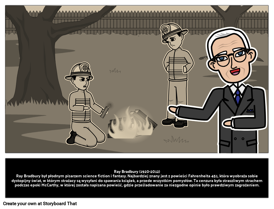 Kim był Ray Bradbury? Storyboard por plexamples Kim był Ray Bradbury? Storyboard por plexamples