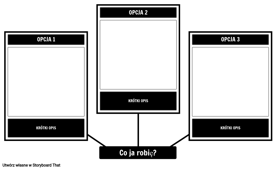 Szablon Drzewa Decyzyjnego Storyboard by pl-examples