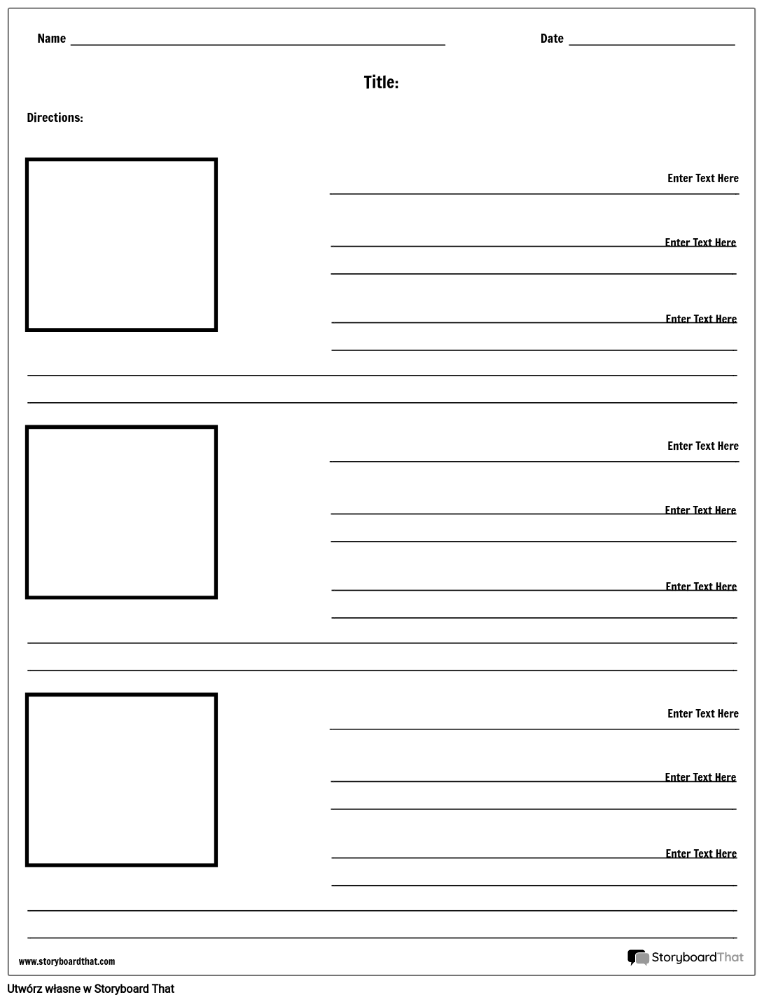 Ustawienie Mapy Storyboard By Pl Examples