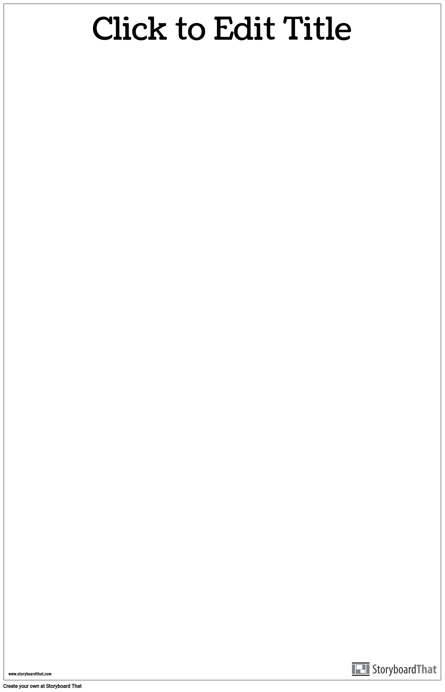 blank poster template