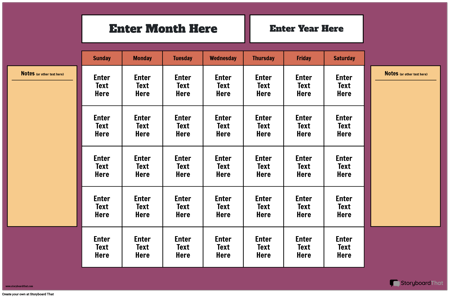 Create Calendar Posters | Calendar Templates