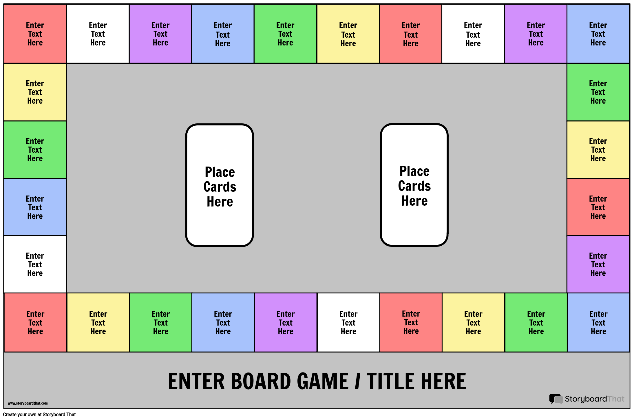 Free Board Game Template Maker