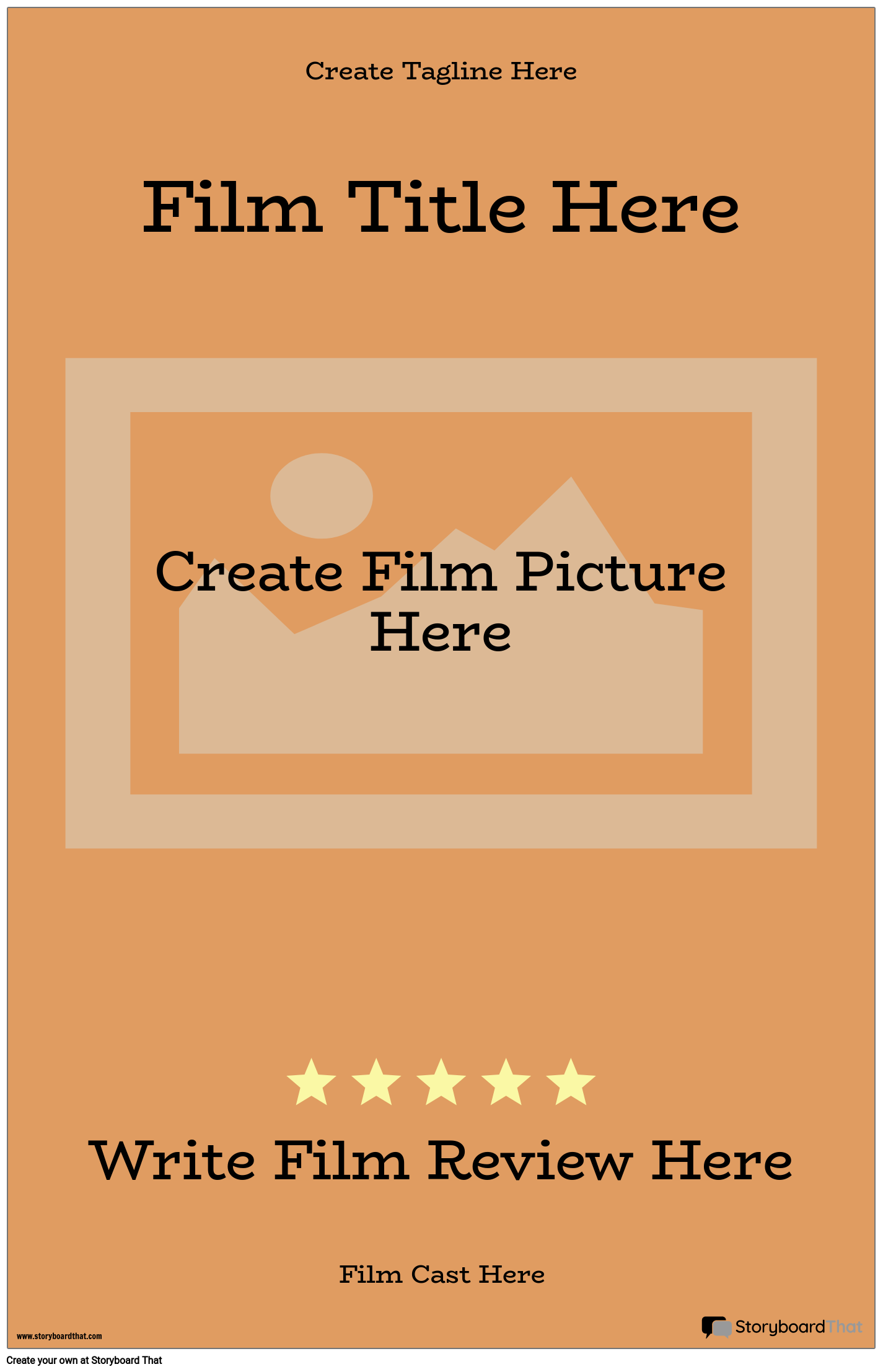 creating a movie poster