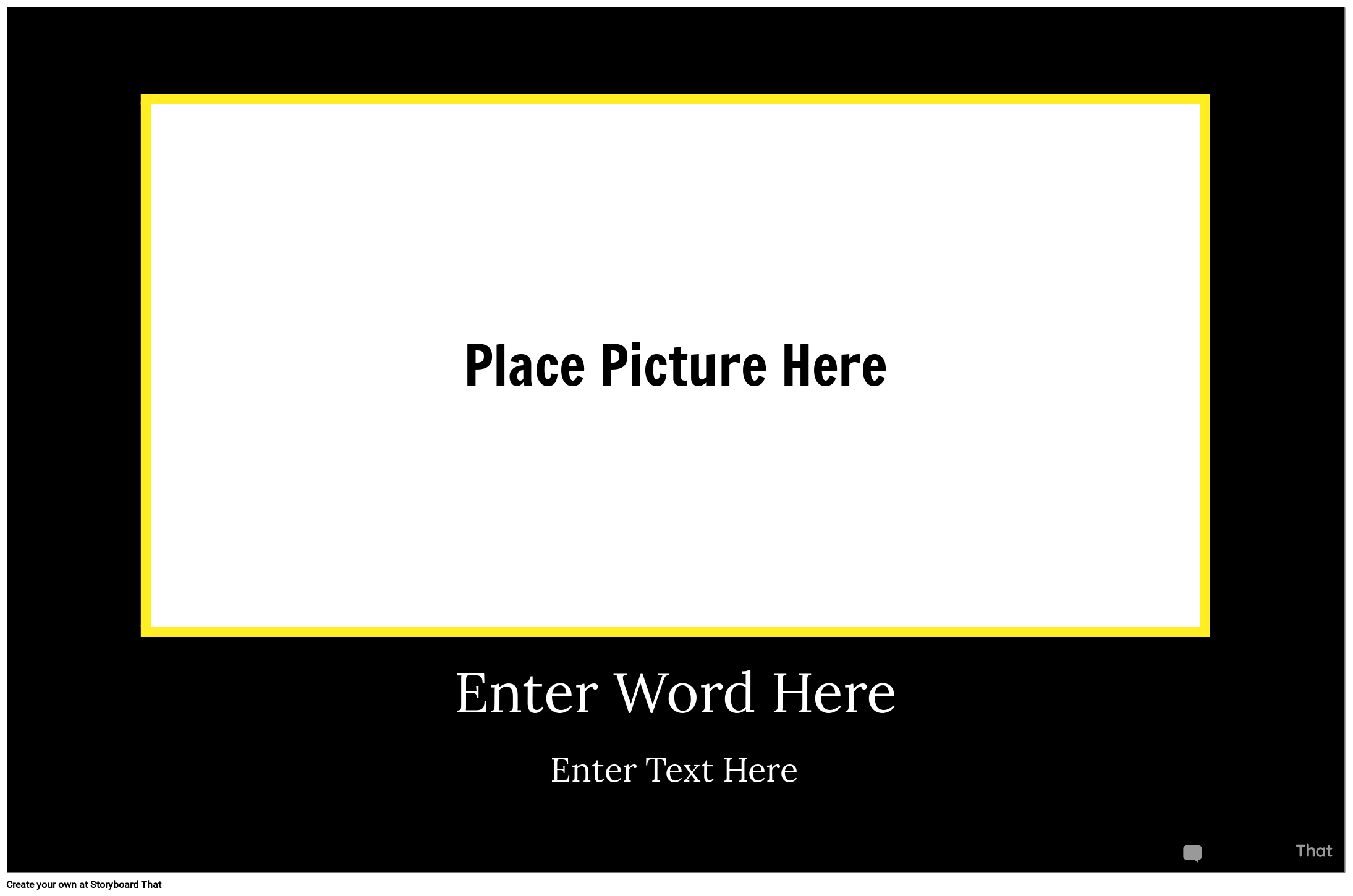 Printable Motivational Quote Poster Storyboard