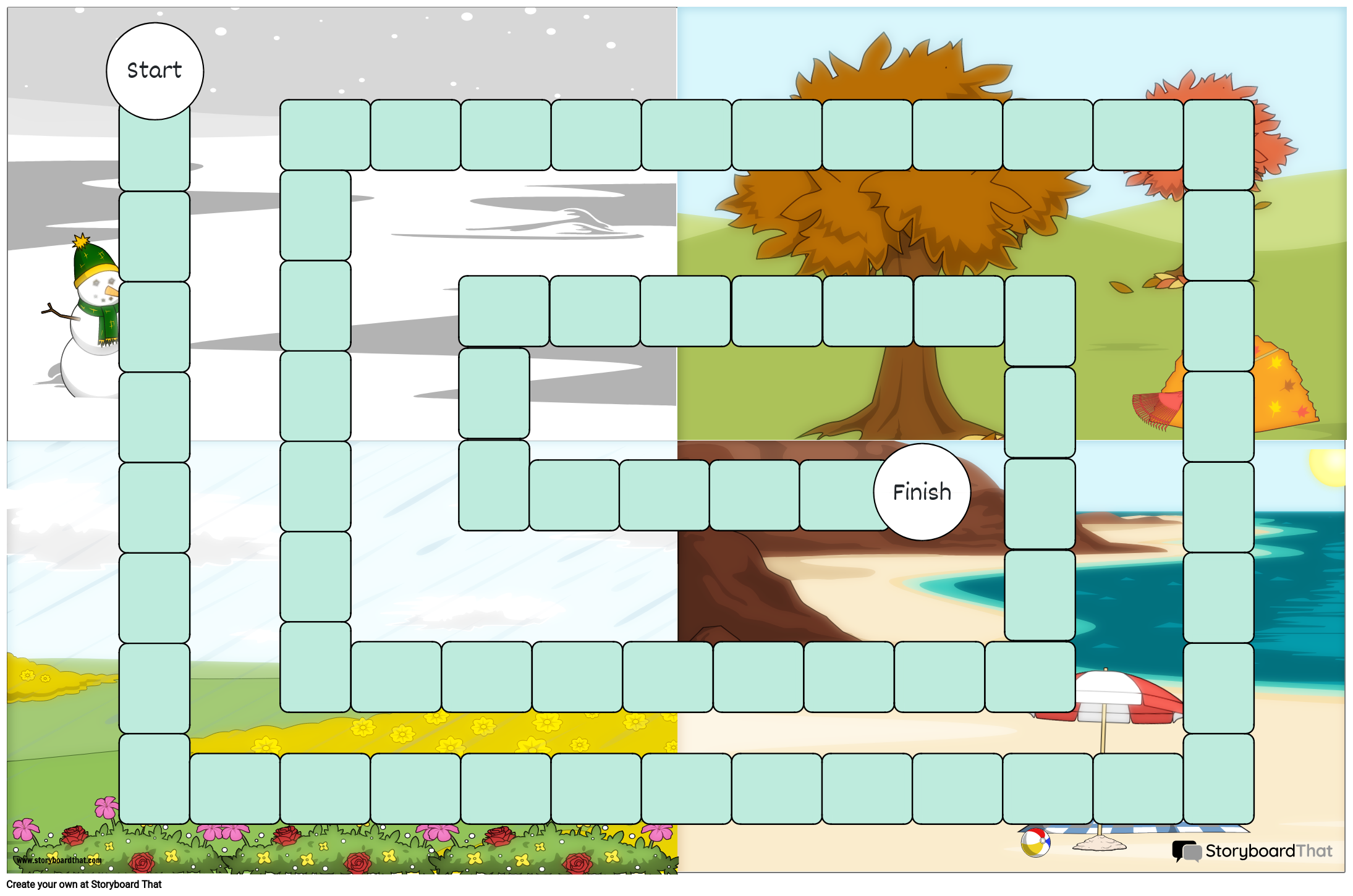 board game templates make your own classroom game storyboardthat