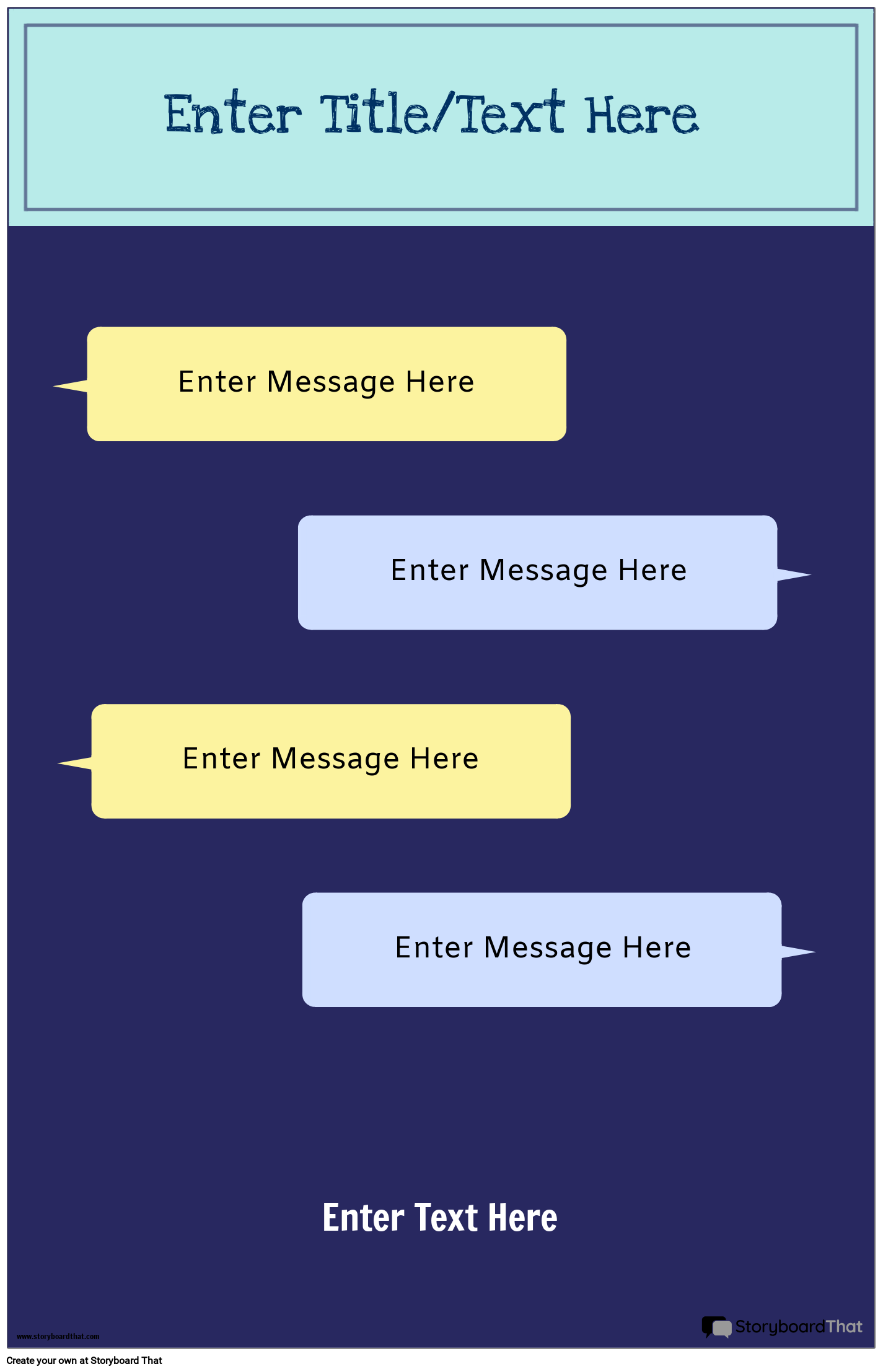 Texting PSA Template Storyboard By Poster templates