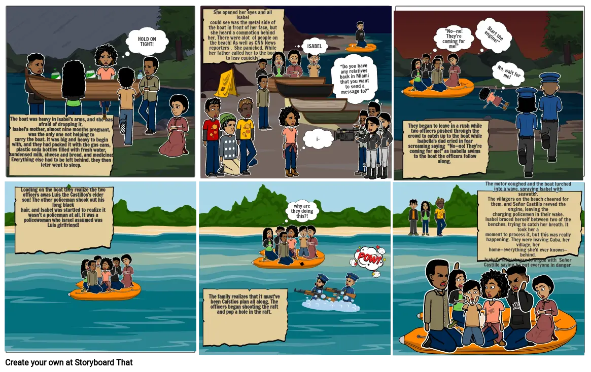 Comic Book Isbeal Refugee Story!
