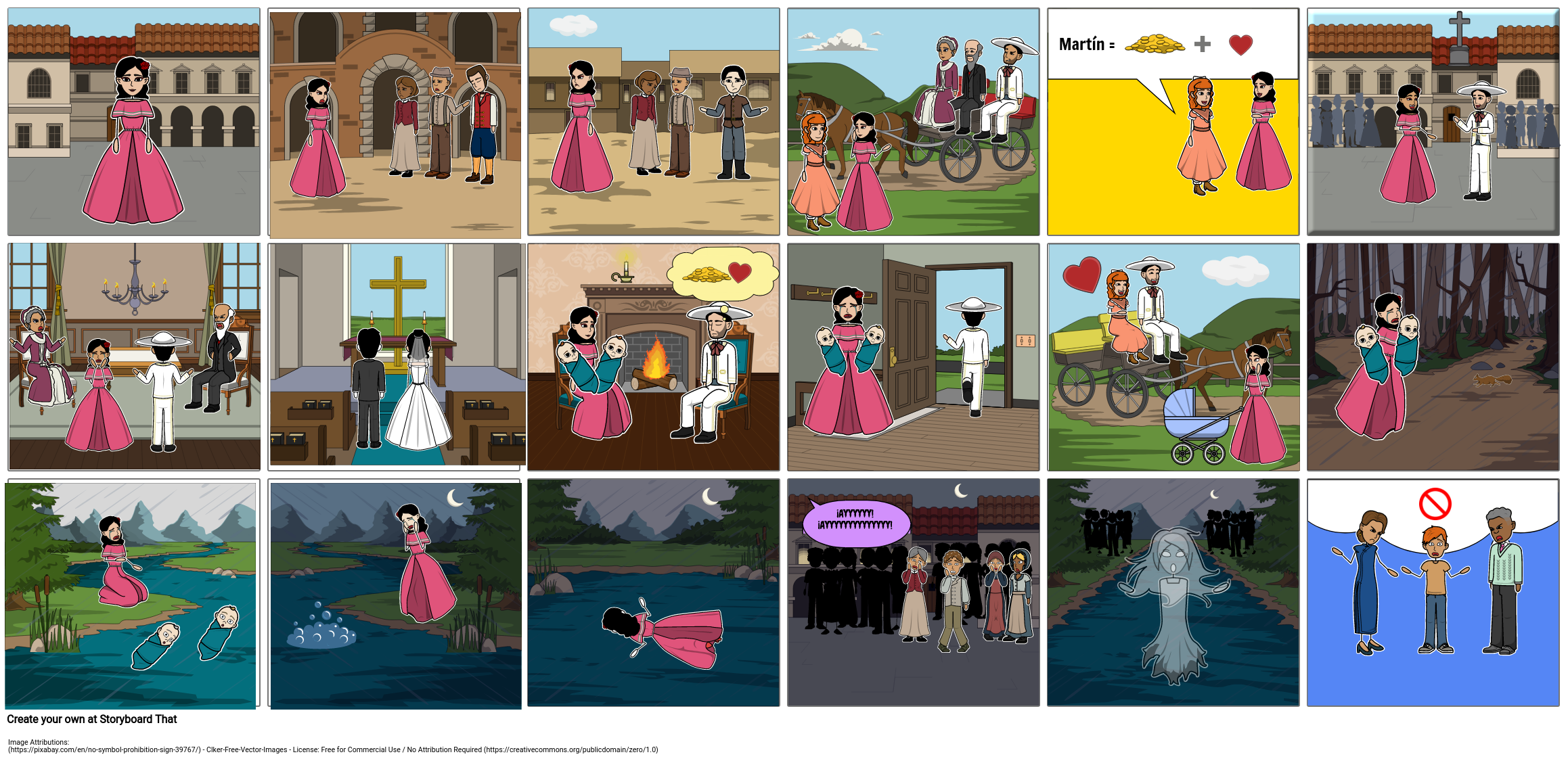 La Llorona Storyboard By Profeh