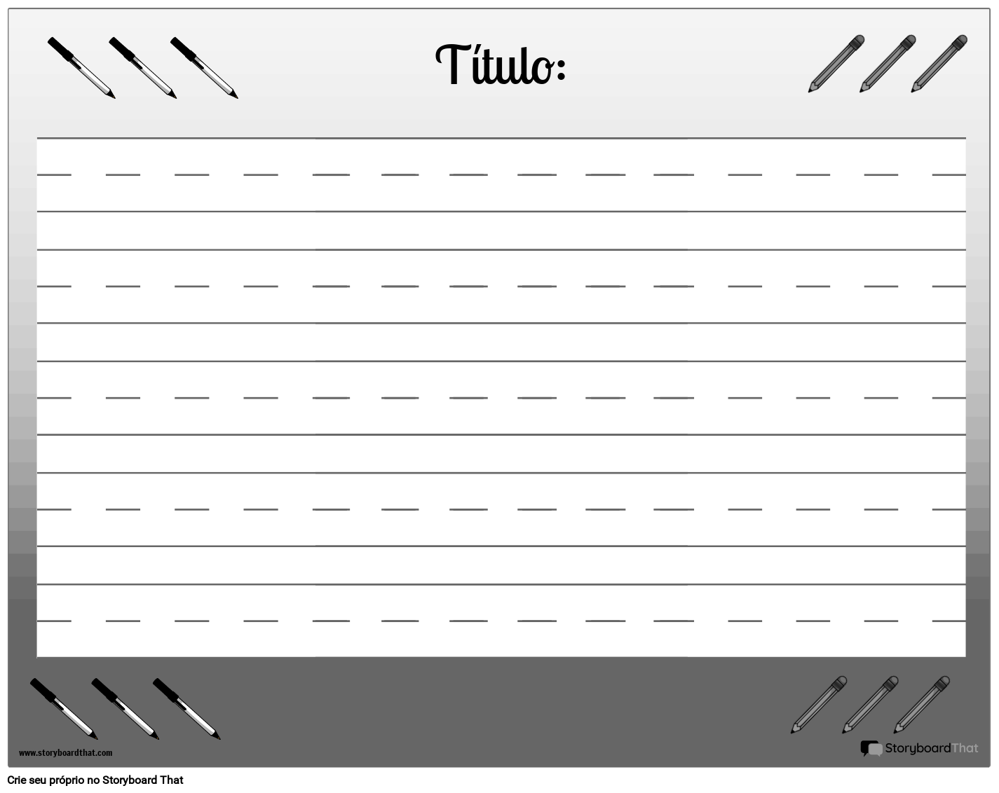 Caligrafia 5 Storyboard By Pt examples