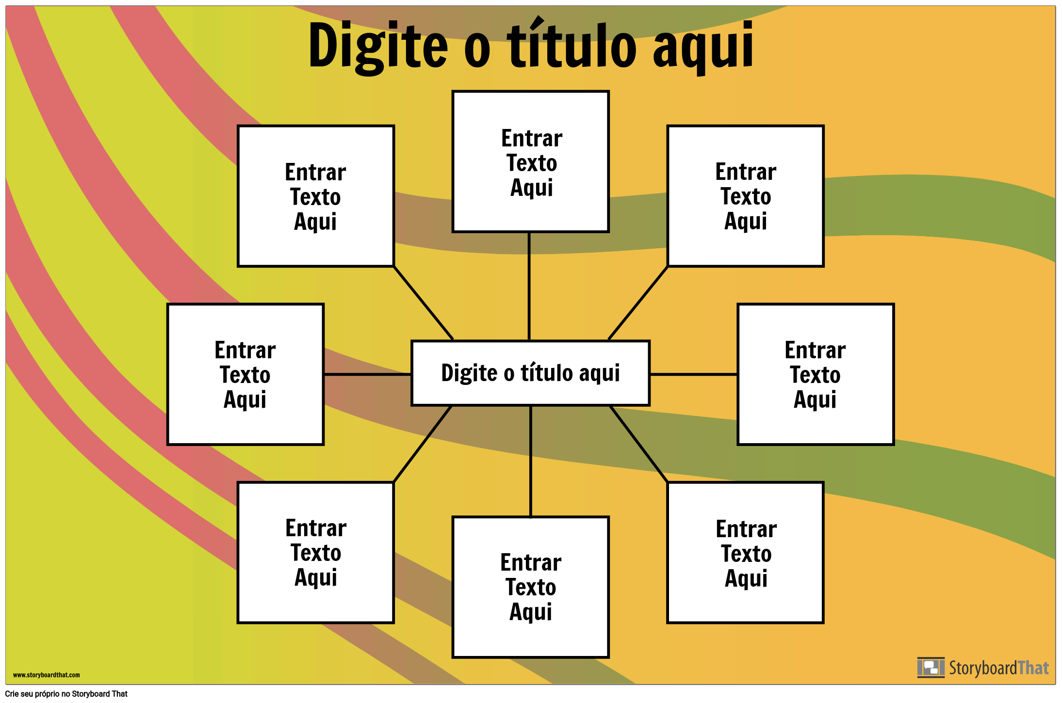 Cartaz Do Mapa Da Aranha Storyboard Por Pt Examples