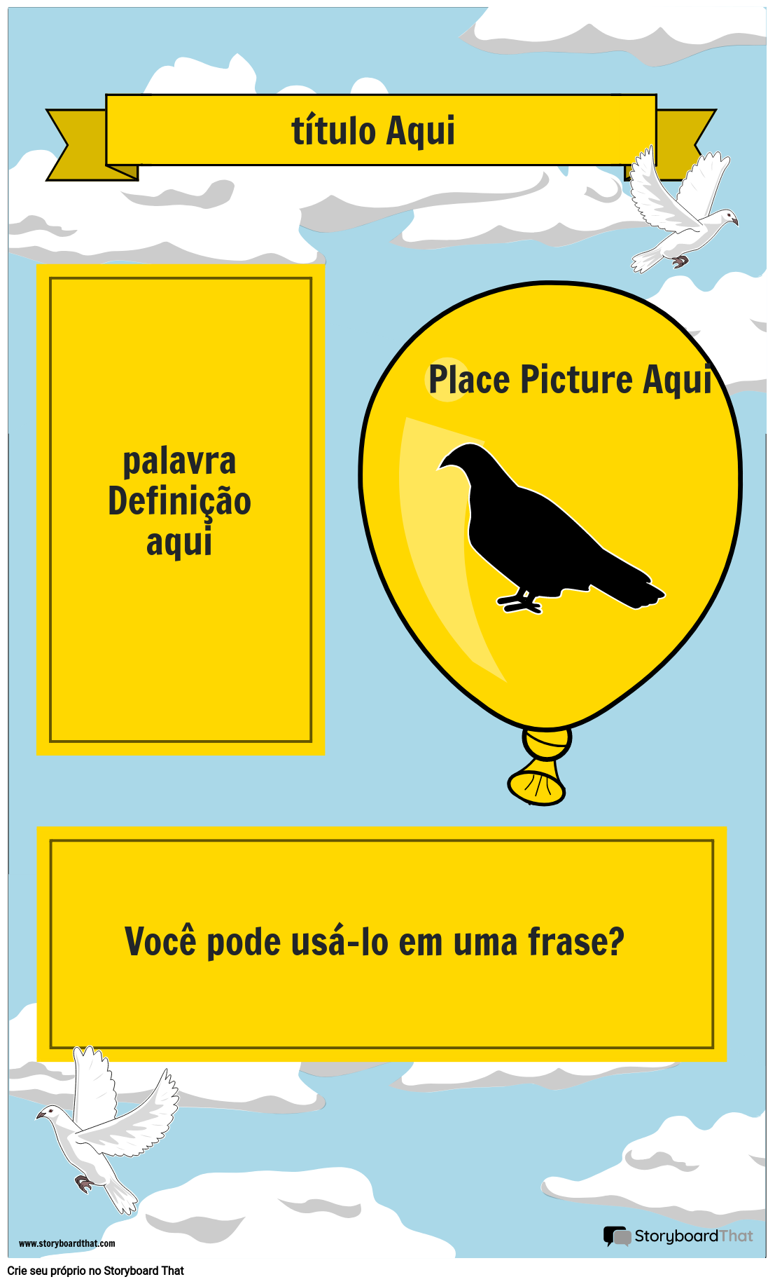 Definição Do Pôster 5 Storyboard Por Pt Examples 7691