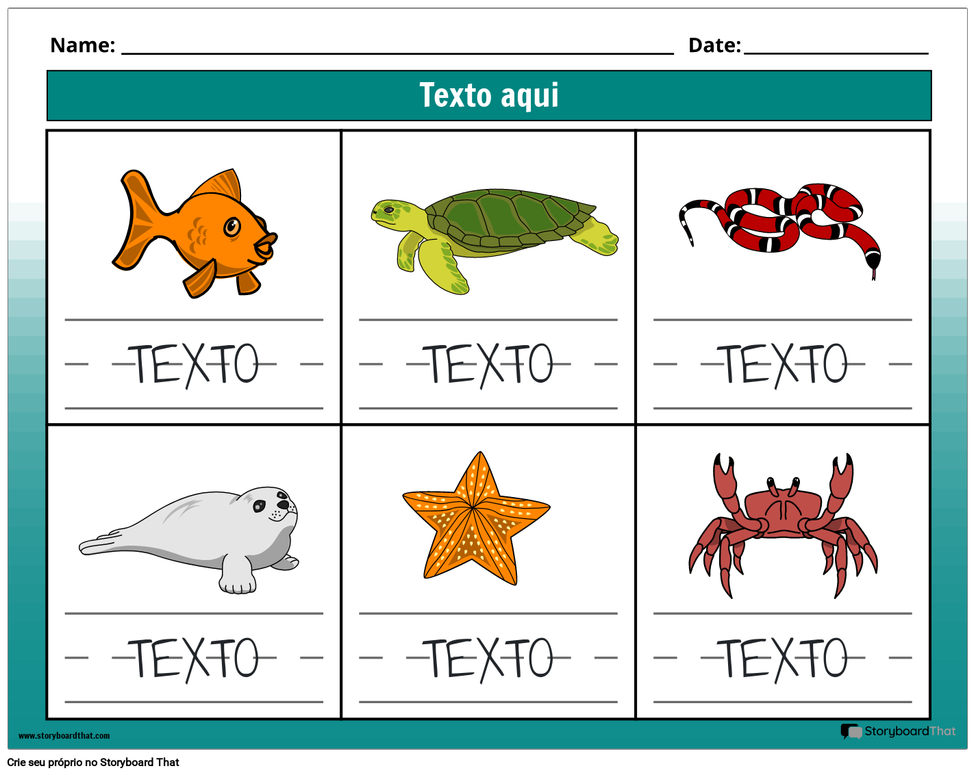 El Paisagem Cor 2 Storyboard Por Pt Examples