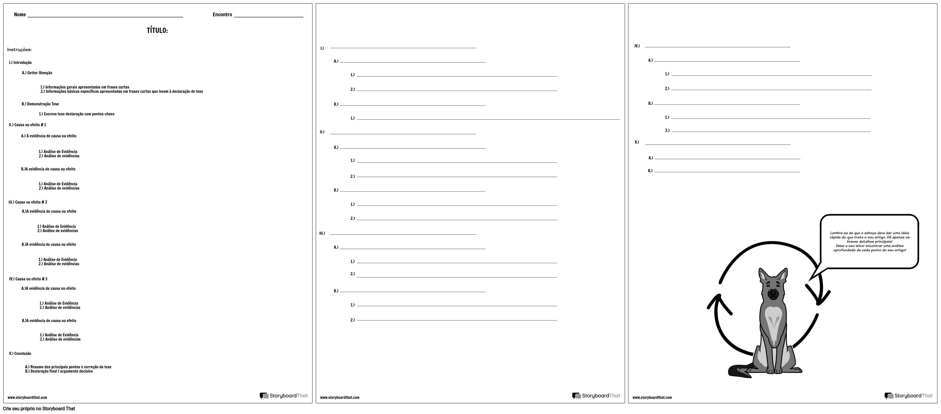 Esquema De Causa E Efeito Storyboard Por Pt Examples 2523