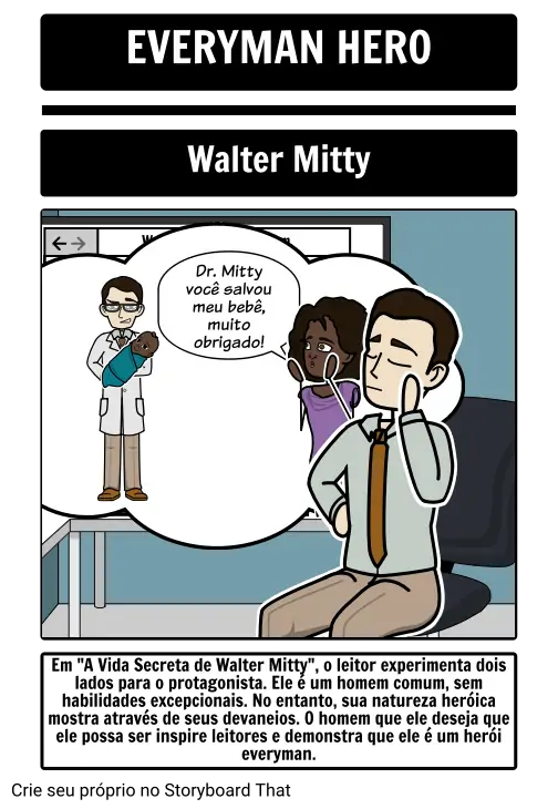 Everyman Hero - Walter Mitty - Exemplo