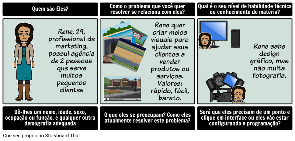 Exemplo de Estudante Minecraft Storyboard por pt-examples